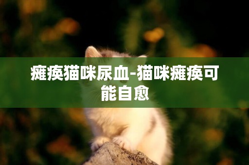 癱瘓貓咪尿血-貓咪癱瘓可能自愈