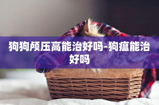 狗狗顱壓高能治好嗎-狗瘟能治好嗎