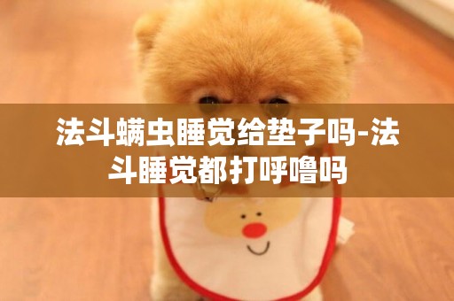 法斗螨蟲睡覺給墊子嗎-法斗睡覺都打呼嚕嗎