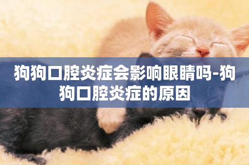 狗狗口腔炎癥會影響眼睛嗎-狗狗口腔炎癥的原因