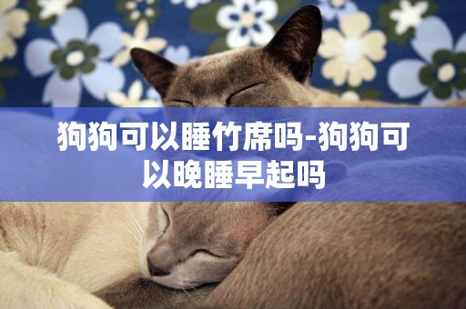 狗狗可以睡竹席嗎-狗狗可以晚睡早起嗎