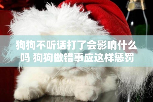 狗狗不聽話打了會影響什么嗎 狗狗做錯事應這樣懲罰