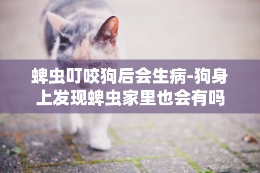 蜱蟲叮咬狗后會生病-狗身上發現蜱蟲家里也會有嗎