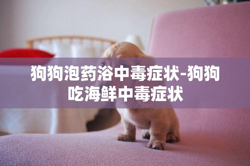 狗狗泡藥浴中毒癥狀-狗狗吃海鮮中毒癥狀