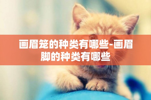 畫眉籠的種類有哪些-畫眉腳的種類有哪些