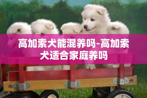 高加索犬能混養嗎-高加索犬適合家庭養嗎