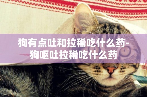 狗有點吐和拉稀吃什么藥-狗嘔吐拉稀吃什么藥