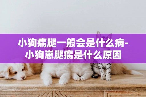 小狗瘸腿一般會是什么病-小狗崽腿瘸是什么原因