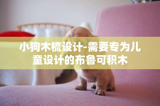 小狗木梳設計-需要專為兒童設計的布魯可積木