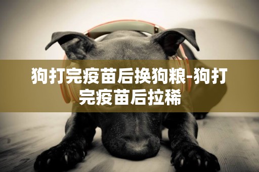 狗打完疫苗后換狗糧-狗打完疫苗后拉稀