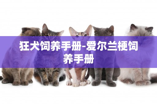 狂犬飼養手冊-愛爾蘭梗飼養手冊