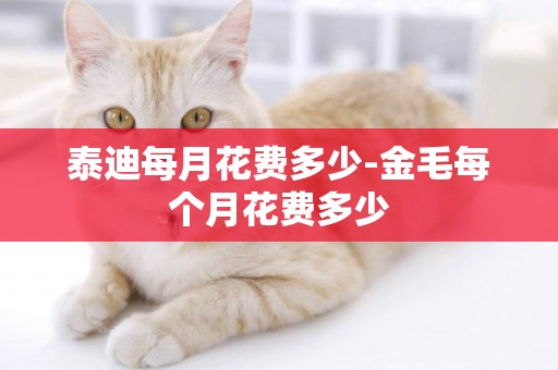 泰迪每月花費多少-金毛每個月花費多少