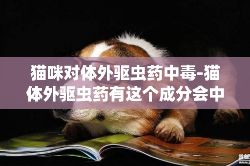 貓咪對體外驅蟲藥中毒-貓體外驅蟲藥有這個成分會中毒