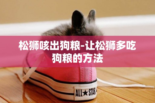 松獅咳出狗糧-讓松獅多吃狗糧的方法