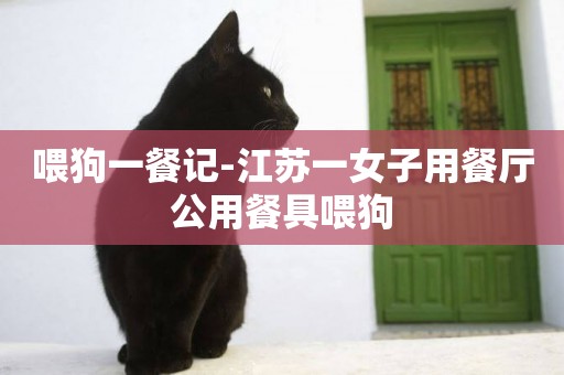 喂狗一餐記-江蘇一女子用餐廳公用餐具喂狗