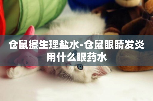 倉鼠擦生理鹽水-倉鼠眼睛發炎用什么眼藥水