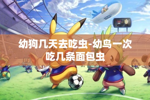 幼狗幾天去吃蟲-幼鳥一次吃幾條面包蟲