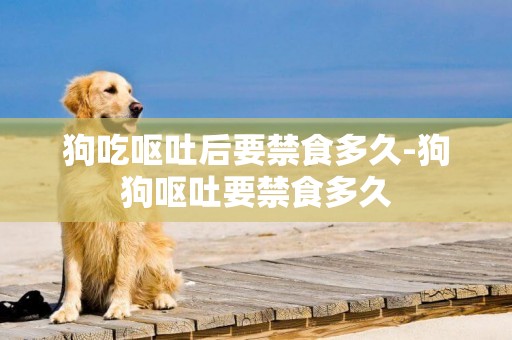 狗吃嘔吐后要禁食多久-狗狗嘔吐要禁食多久