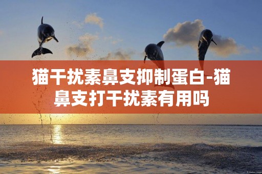 貓干擾素鼻支抑制蛋白-貓鼻支打干擾素有用嗎