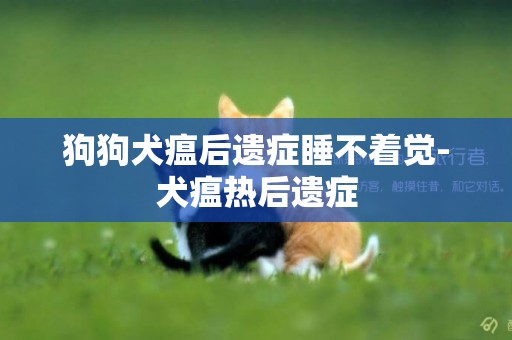 狗狗犬瘟后遺癥睡不著覺-犬瘟熱后遺癥