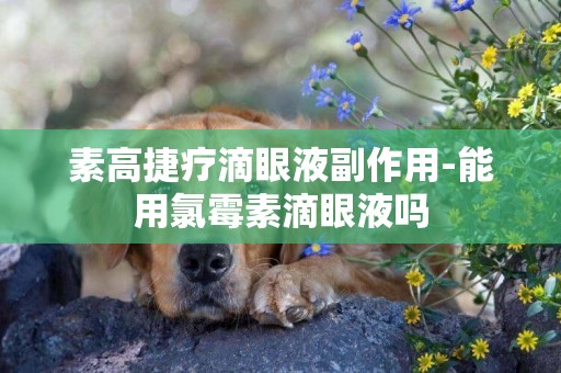 素高捷療滴眼液副作用-能用氯霉素滴眼液嗎