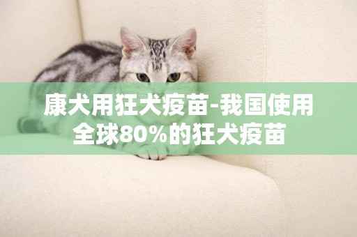 康犬用狂犬疫苗-我國使用全球80%的狂犬疫苗
