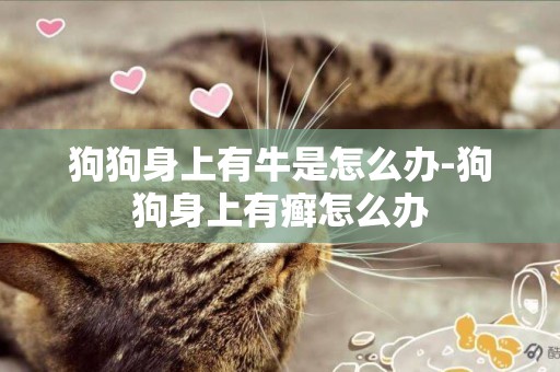 狗狗身上有牛是怎么辦-狗狗身上有癬怎么辦