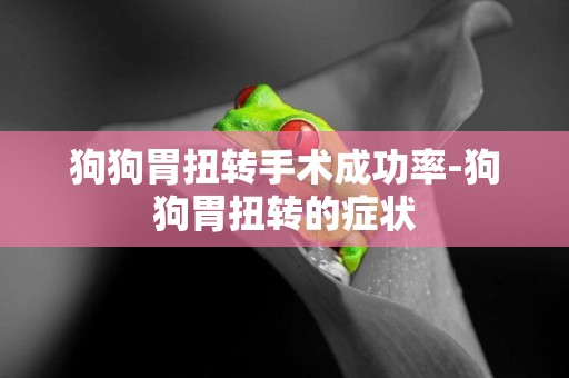 狗狗胃扭轉手術成功率-狗狗胃扭轉的癥狀