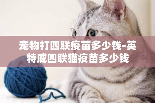 寵物打四聯疫苗多少錢-英特威四聯貓疫苗多少錢