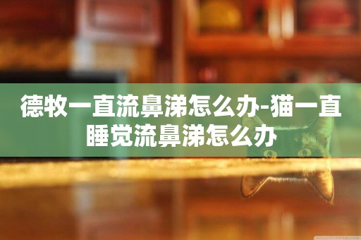 德牧一直流鼻涕怎么辦-貓一直睡覺流鼻涕怎么辦