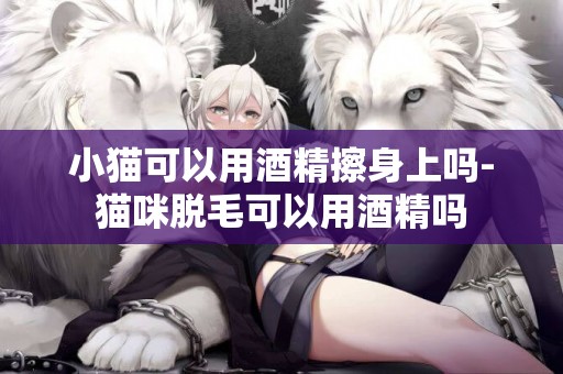 小貓可以用酒精擦身上嗎-貓咪脫毛可以用酒精嗎