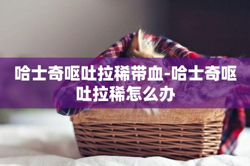 哈士奇嘔吐拉稀帶血-哈士奇嘔吐拉稀怎么辦