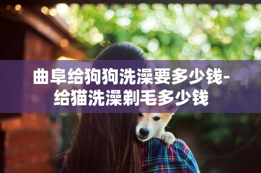 曲阜給狗狗洗澡要多少錢-給貓洗澡剃毛多少錢