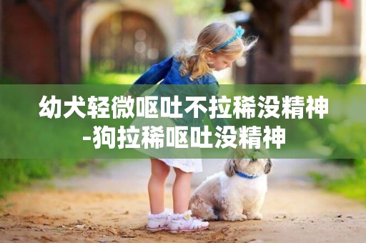 幼犬輕微嘔吐不拉稀沒精神-狗拉稀嘔吐沒精神