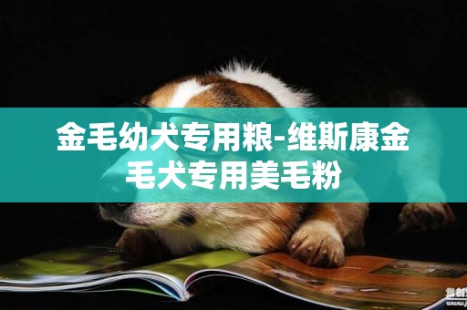 金毛幼犬專用糧-維斯康金毛犬專用美毛粉