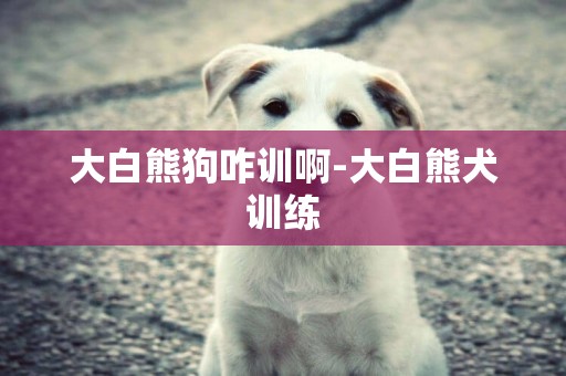 大白熊狗咋訓啊-大白熊犬訓練
