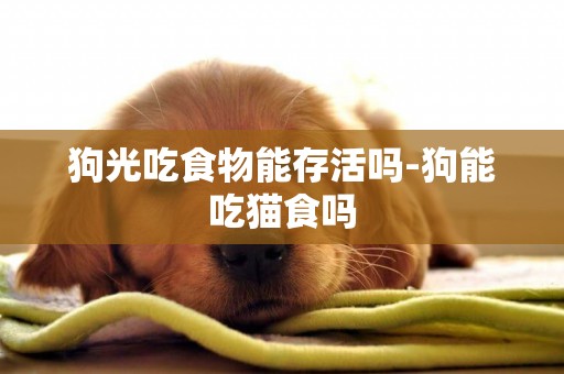狗光吃食物能存活嗎-狗能吃貓食嗎