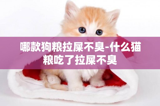 哪款狗糧拉屎不臭-什么貓糧吃了拉屎不臭