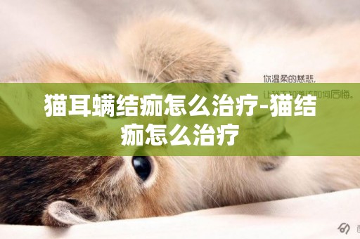貓耳螨結痂怎么治療-貓結痂怎么治療