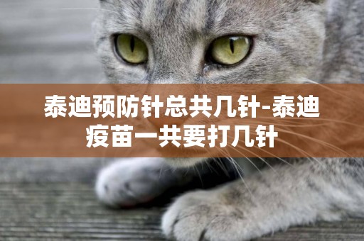 泰迪預防針總共幾針-泰迪疫苗一共要打幾針