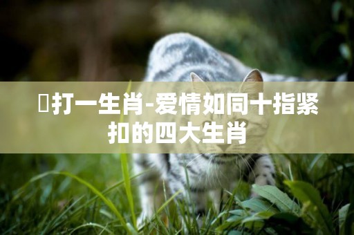 糧打一生肖-愛情如同十指緊扣的四大生肖