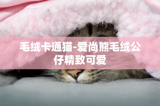 毛絨卡通貓-愛尚熊毛絨公仔精致可愛