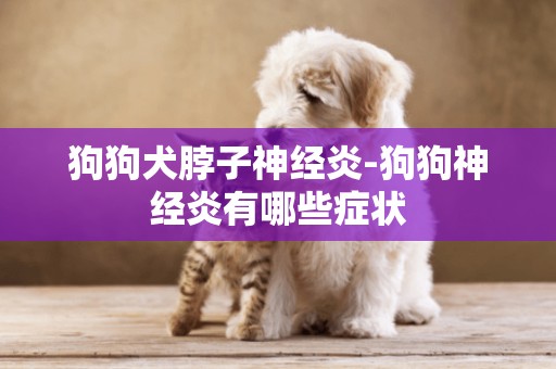 狗狗犬脖子神經炎-狗狗神經炎有哪些癥狀
