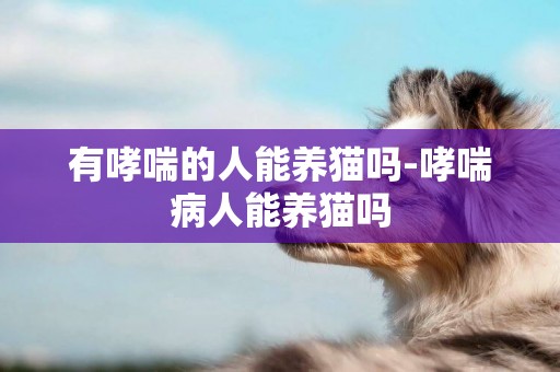 有哮喘的人能養貓嗎-哮喘病人能養貓嗎