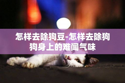 怎樣去除狗豆-怎樣去除狗狗身上的難聞氣味