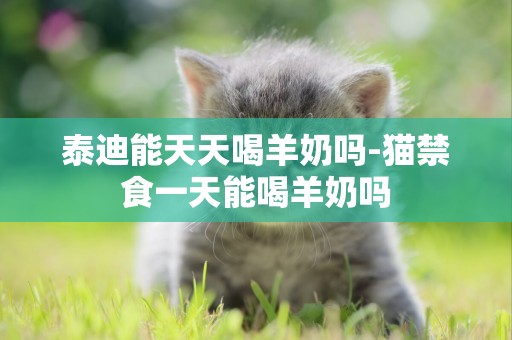 泰迪能天天喝羊奶嗎-貓禁食一天能喝羊奶嗎