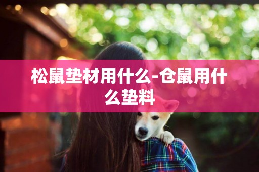 松鼠墊材用什么-倉鼠用什么墊料