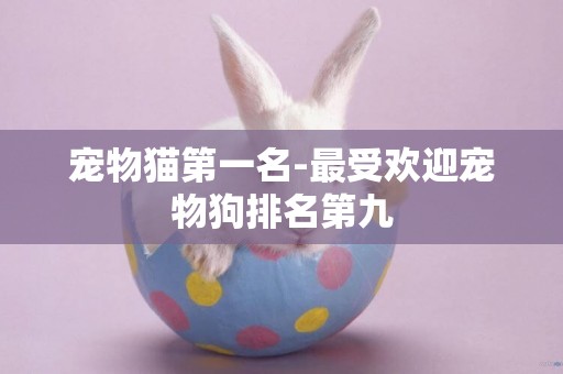 寵物貓第一名-最受歡迎寵物狗排名第九