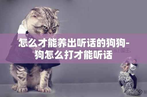 怎么才能養出聽話的狗狗-狗怎么打才能聽話