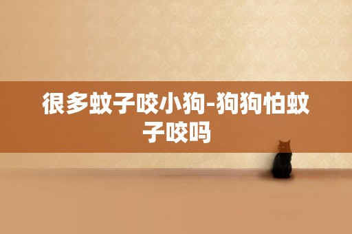 很多蚊子咬小狗-狗狗怕蚊子咬嗎